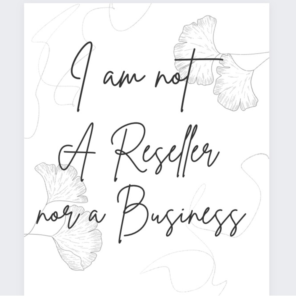 Selling items out of my own closet